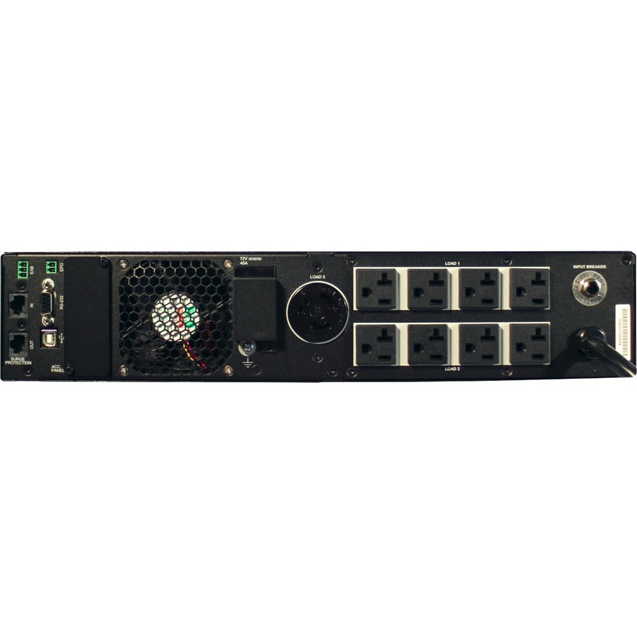 UPS AVR 1.5KVA/1350W 2U RACK/WALL/TWR EXT RUNTIME LCD.