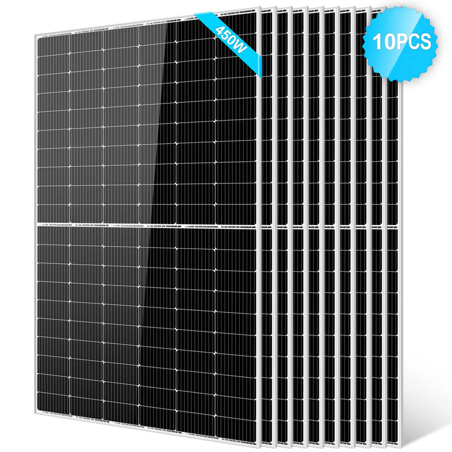 450 Watt Monocrystalline PERC Solar Panel - 10 units