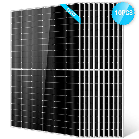 450 Watt Monocrystalline PERC Solar Panel - 10 units