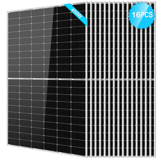 450 Watt Monocrystalline PERC Solar Panel - 16 units