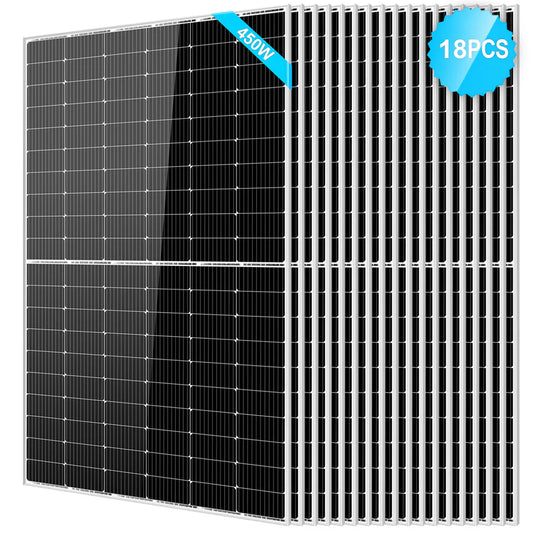 450 Watt Monocrystalline PERC Solar Panel - 18 units
