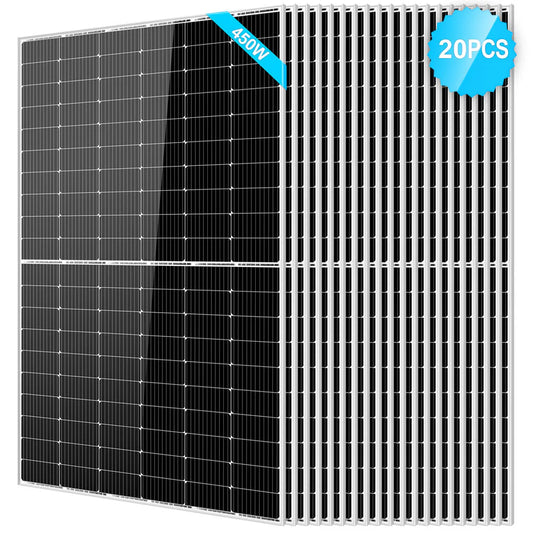 450 Watt Monocrystalline PERC Solar Panel - 20 units