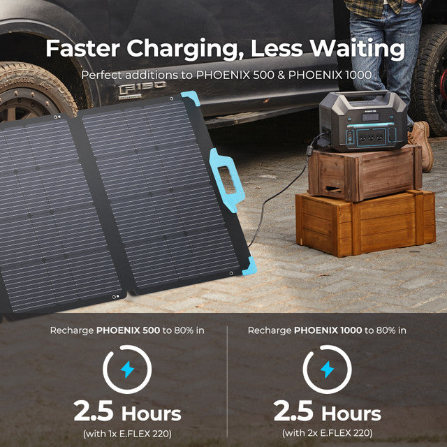 E.FLEX 220W Portable Solar Panel