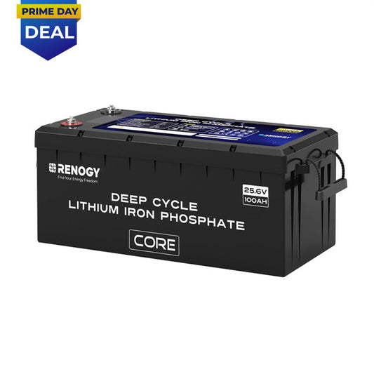 24V 100Ah Core Series Deep Cycle Lithium Iron Phosphate Battery