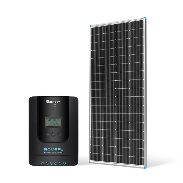 200 Watt 12 Volt Monocrystalline Solar Panel + 40 Amp MPPT Solar Charge Controller