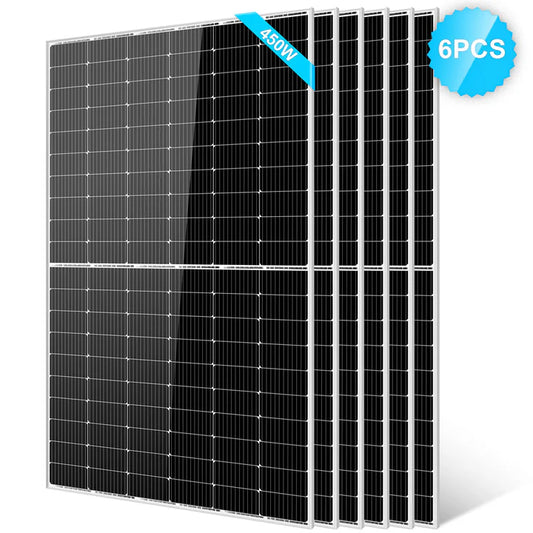 450 Watt Monocrystalline PERC Solar Panel - 6 units