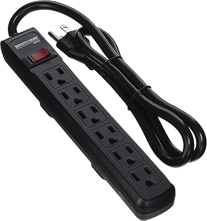 2-pack strips 241 Joules 3-ft cord