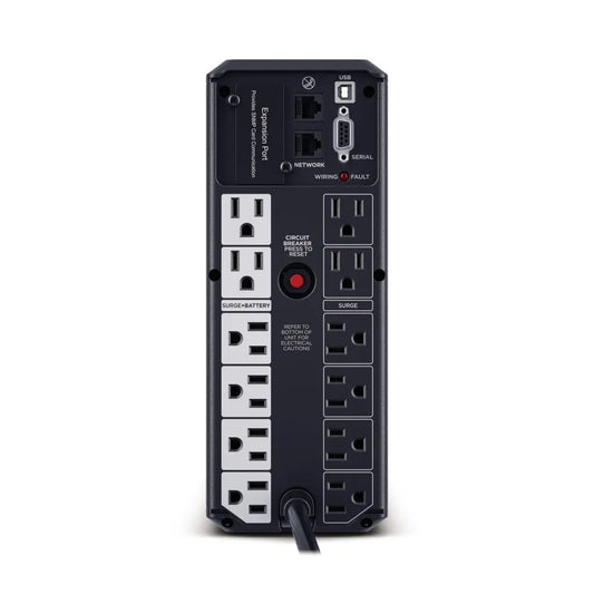 CYBERPOWER, 1500VA/900W Mini-tower AVR UPS
