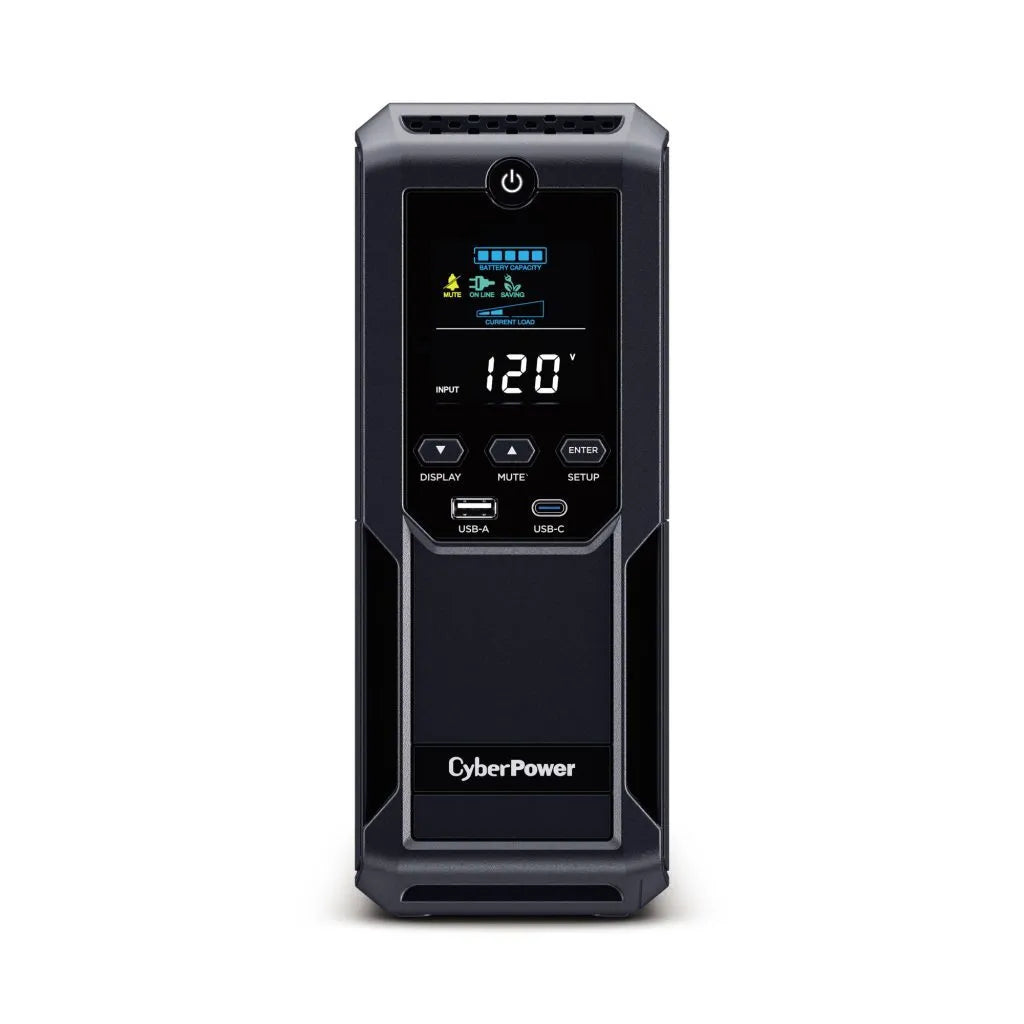 CYBERPOWER, 1500VA/900W Mini-tower AVR UPS