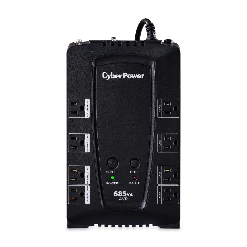 CYBERPOWER, 685VA/390W UPS w/AVR