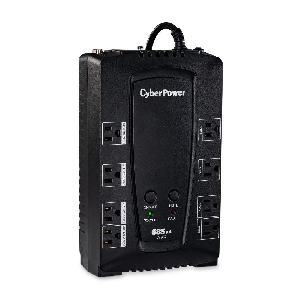 CYBERPOWER, 685VA/390W UPS w/AVR