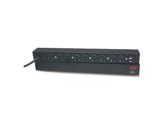 APC Rack PDU, Basic, 1U, 15A, 120V, (10)5-15