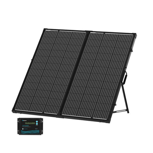 200 Watt 12 Volt Monocrystalline Foldable Solar Suitcase