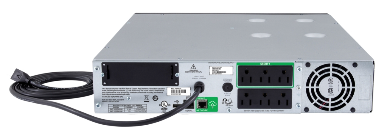 APC Smart-UPS 1500VA RM 2U 120V with SmartConnect (SMT1500RM2UC)