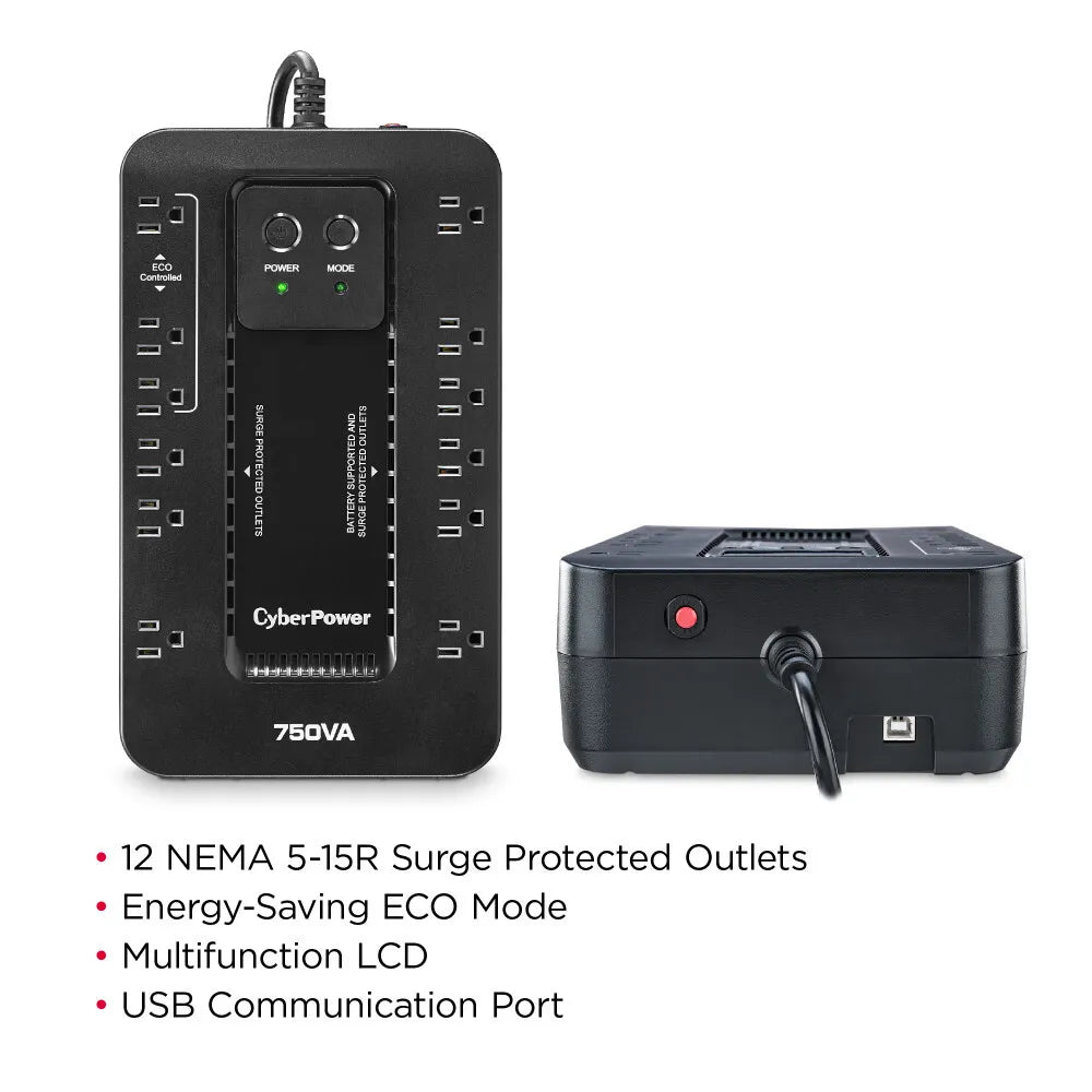 CYBERPOWER, 750VA/450W STANDBY
