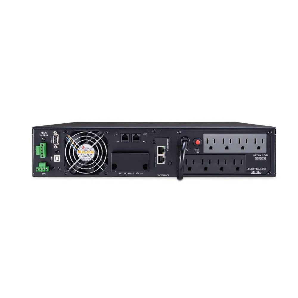 CYBERPOWER, 1KVA ONLINE UPS 2U