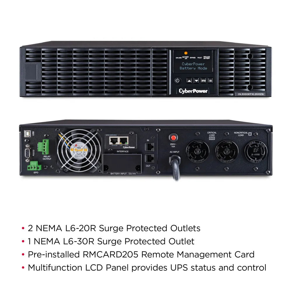 CYBERPOWER, Online 208V AC UPS