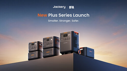 Jackery Explorer Plus v2 portable power stations for home backup, remote work, RV travel, and camping