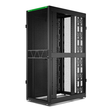 APC NetShelter SX Server Rack Gen 2, 42U, 1991H x 750W x 1200D mm, with Sides, Black [TAA]