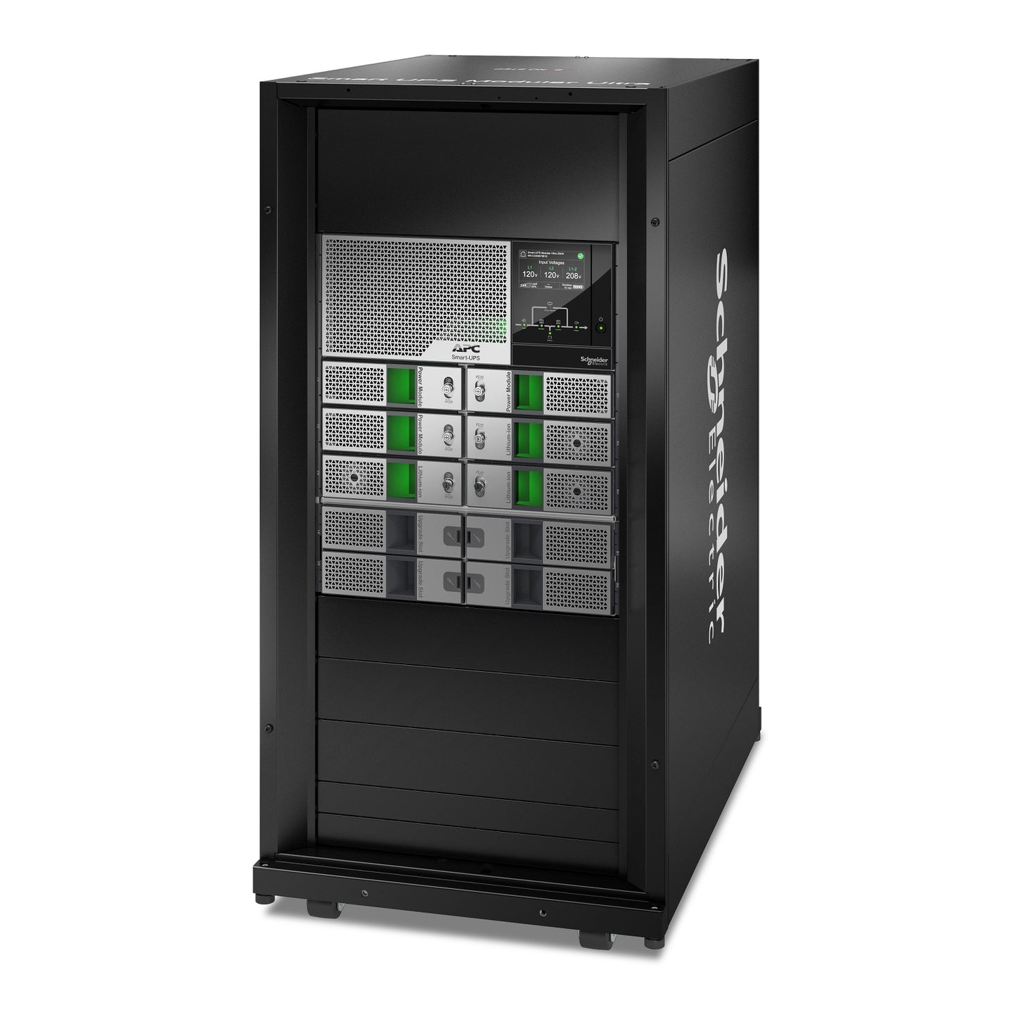 APC Smart-UPS Modular Ultra 15kW Scalable to 20kW, 208V, Lithium-Ion (SRYL15K20XLT24)