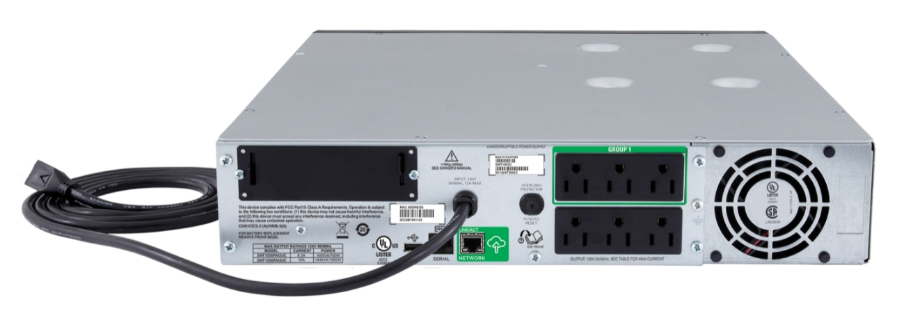 APC Smart-UPS 3000VA RM 2U 120V with Network Card (SMT3000RM2UNC)